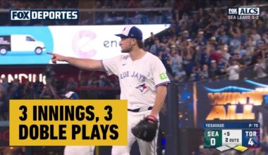 😱🤩 3 INNINGS, 3 DOBLE PLAYS | Seattle Mariners 0-4 Toronto Blue Jays | ALCS J6 | MLB