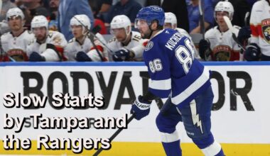 Concern Regarding the Rangers and Lightning Off to Slow Starts?
