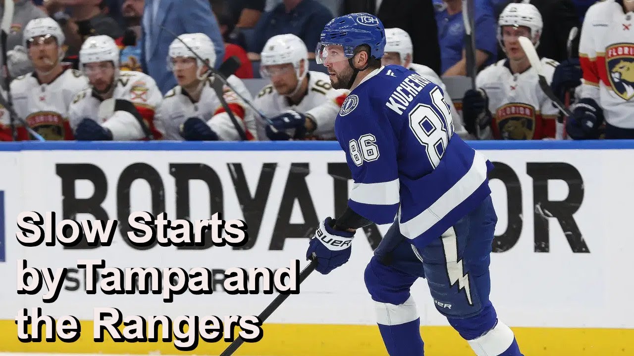 Concern Regarding the Rangers and Lightning Off to Slow Starts?