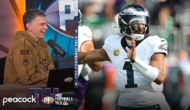 Philadelphia Eagles' passing game flies high vs. Minnesota Vikings | Pro Football Talk | NFL on NBC