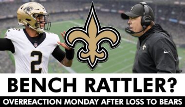 BENCH Spencer Rattler + TRADE Pete Werner? Saints Rumors On Overreaction Monday After Loss To Bears