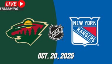 🔥 NHL LIVE 2025-26! New York Rangers vs Minnesota Wild | | Full Game Live | October 20, 2025