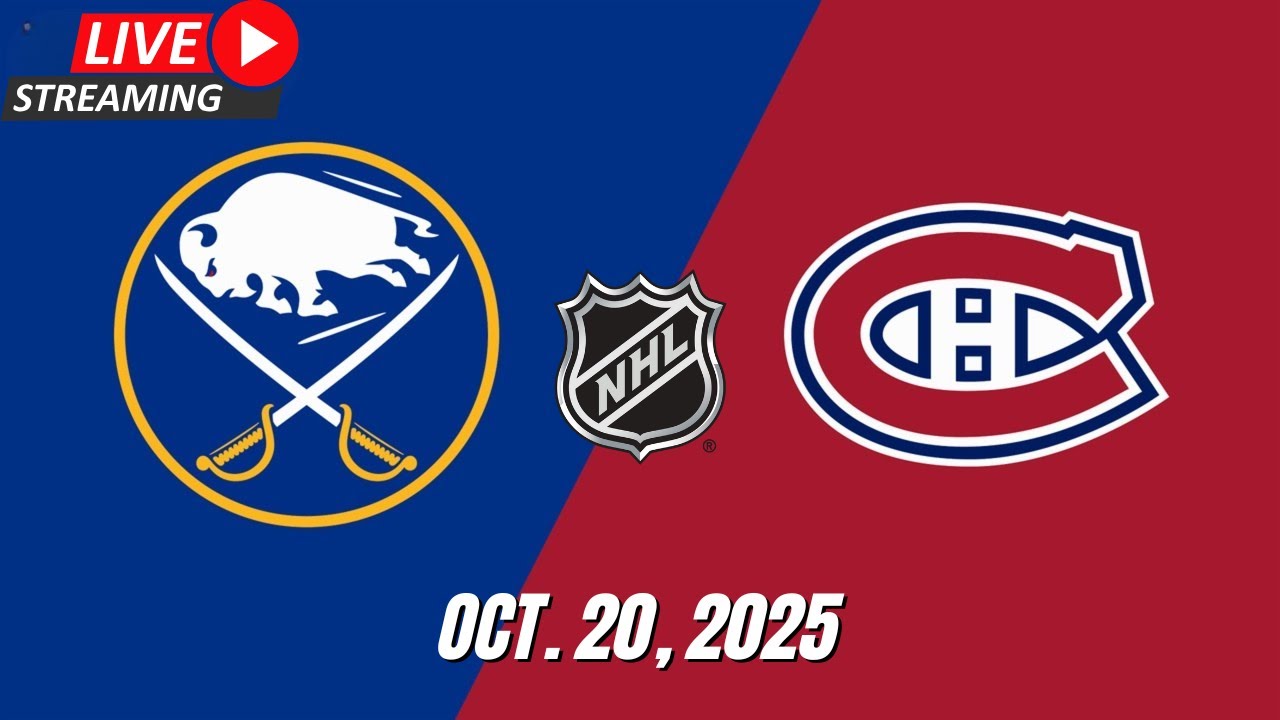 🔥 NHL LIVE 2025-26! Montreal Canadiens vs Buffalo Sabres | Full Game Live | October 20, 2025