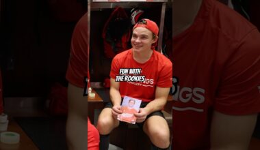 Detroit Red Wings rookies play a game and it doesn’t disappoint 😂