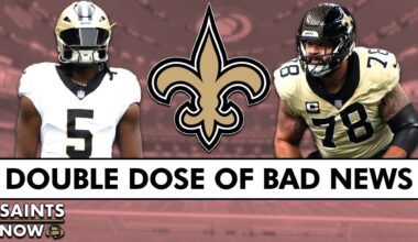 🚨New Orleans Saints Get A DOUBLE DOSE OF Bad News!