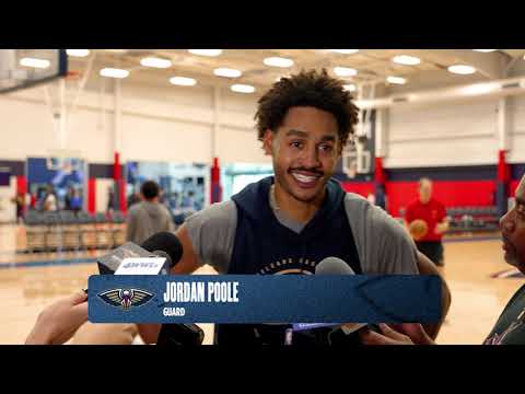 Jordan Poole on being vocal, preparing for Memphis Grizzlies | New Orleans Pelicans
