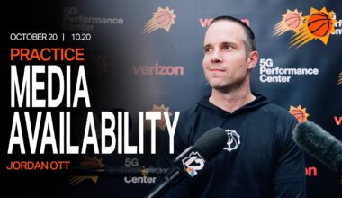 Head Coach Jordan Ott Phoenix Suns Practice Media Availability | 10-20-25