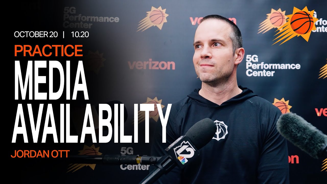Head Coach Jordan Ott Phoenix Suns Practice Media Availability | 10-20-25