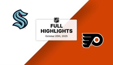 NHL Highlights | Kraken vs. Flyers | October 20, 2025