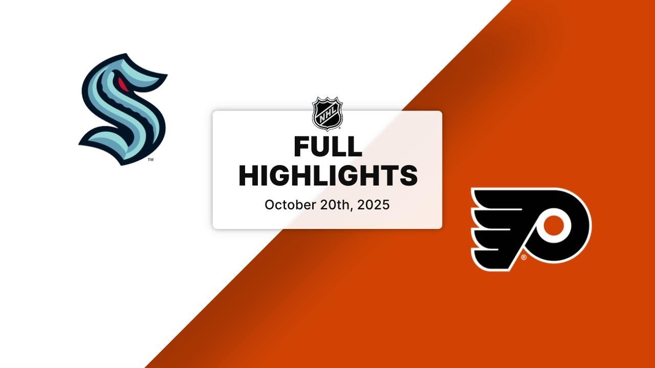 NHL Highlights | Kraken vs. Flyers | October 20, 2025