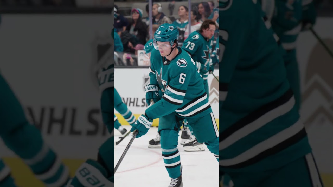 Sam Dickinson debuts!  #hockey #sharks #nhl