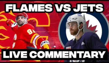 Winnipeg Jets Vs Calgary Flames LIVE COMMENTARY | 2025-26 NHL Season