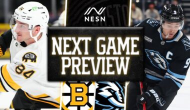 NEXT GAME PREVIEW: Boston Bruins vs. Utah Mammoth - 10/19/2025