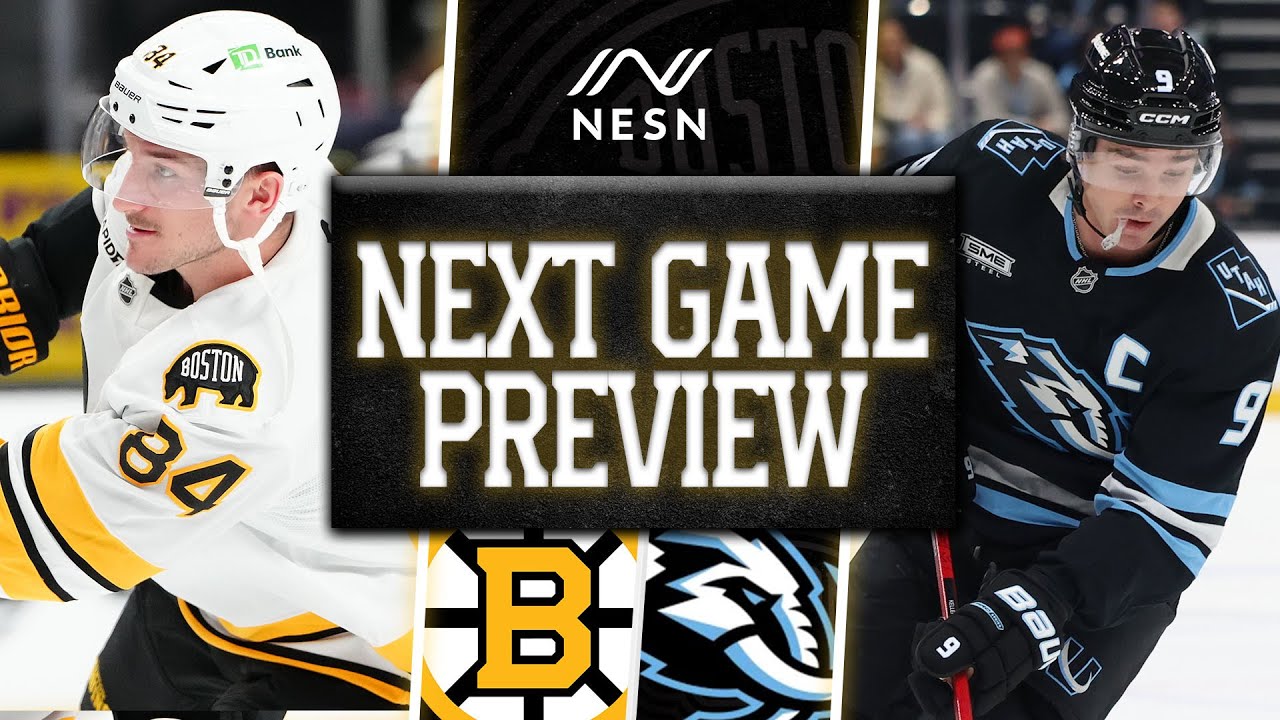 NEXT GAME PREVIEW: Boston Bruins vs. Utah Mammoth - 10/19/2025