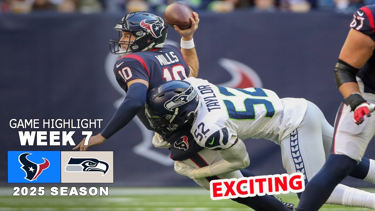 Houston Texans Vs Seattle Seahawks FULL GAME HIGHLIGHTS | NFL WEEK 7 Oct 20, 2025 | NFL HIGHLIGHTS