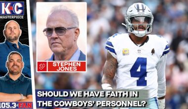 Stephen Jones On Having Faith In The Cowboys' Personnel Despite Loss To Panthers | K&C Masterpiece