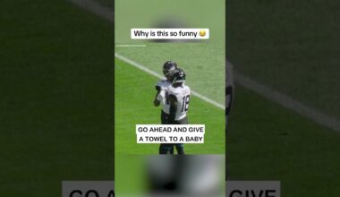 'Why does a baby need a towel?' 🤣 BABY TOWEL, YEAH! (via @jaguars/TT)