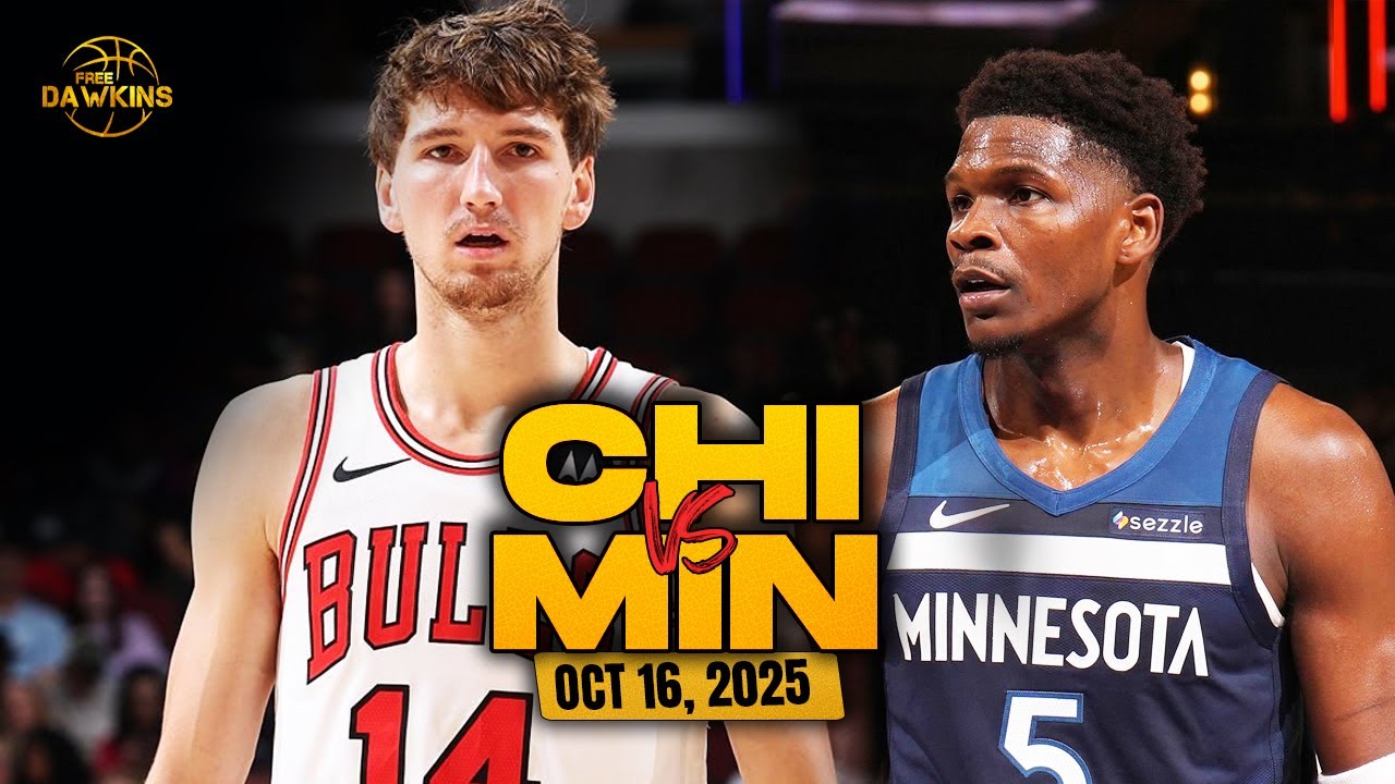 Minnesota Timberwolves vs Chicago Bulls Full Game Highlights | Oct 16, 2025 | FreeDawkins