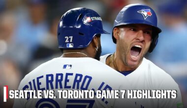 ALCS Game 7 Highlights 🍿 Seattle Mariners vs. Toronto Blue Jays | ESPN MLB