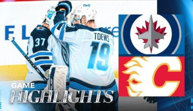 Calgary Flames vs. Winnipeg Jets - Game Highlights
