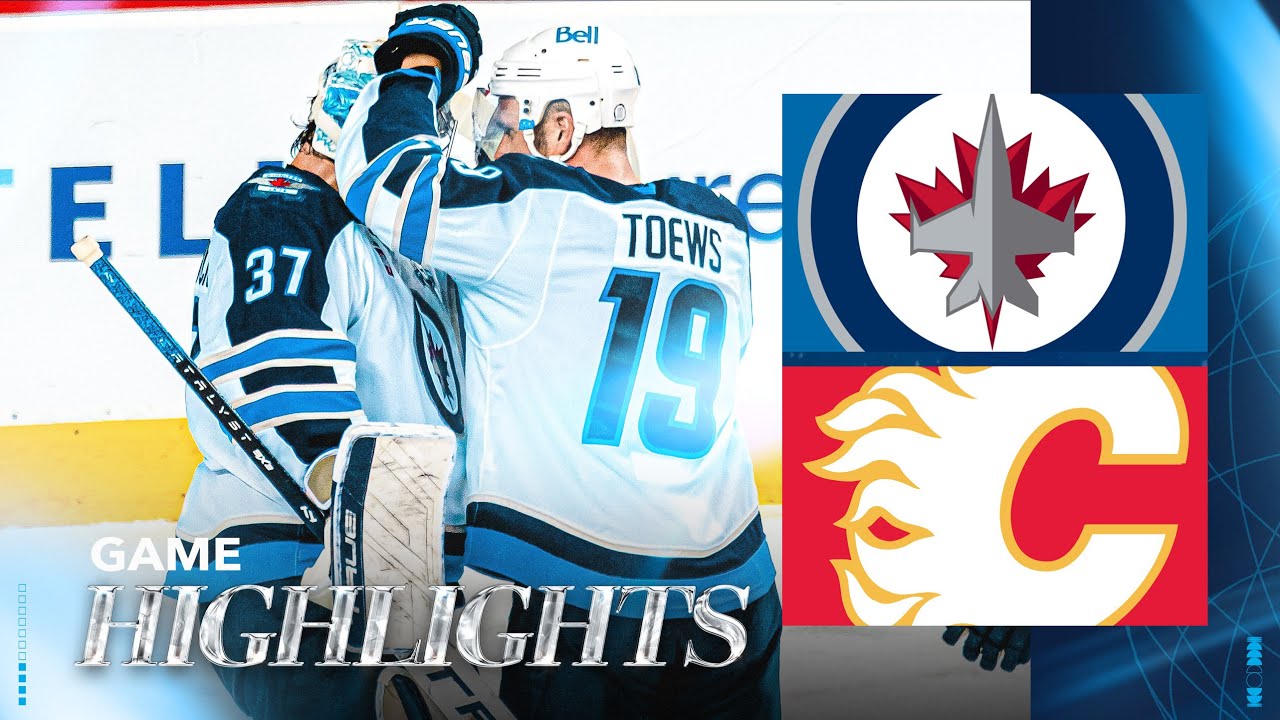 Calgary Flames vs. Winnipeg Jets - Game Highlights