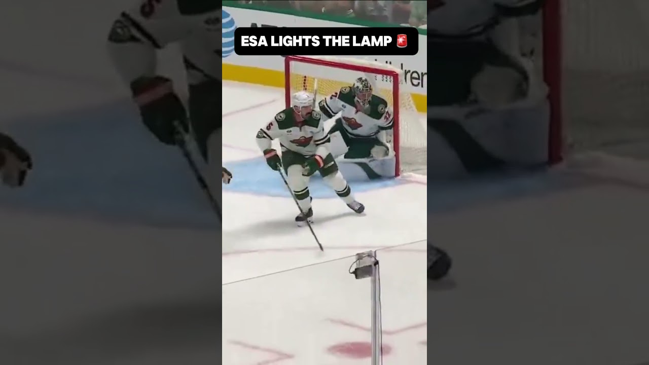 Esa Lindell With First Dallas Stars Home Goal of the Season
