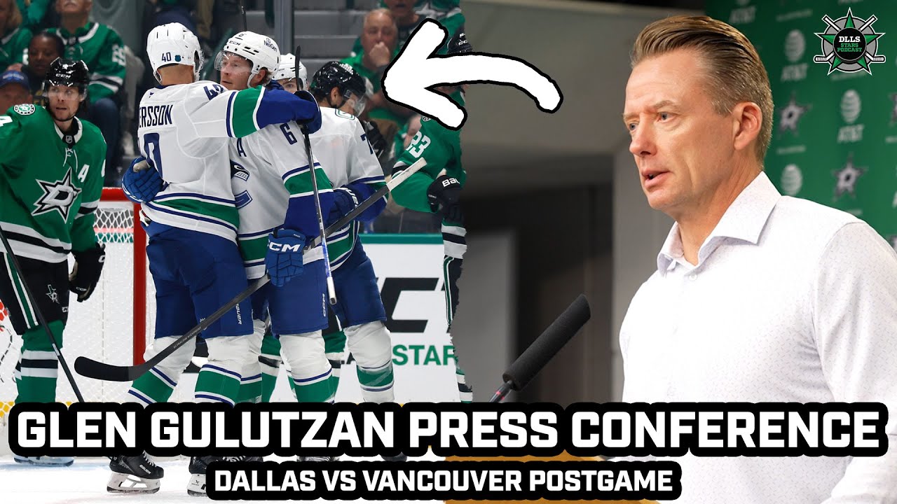 Glen Gulutzan Says Dallas Stars MUST Get Better At Protecting Leads After 5-3 Loss To Canucks