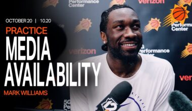 Mark Williams Phoenix Suns Practice Media Availability | 10-20-25