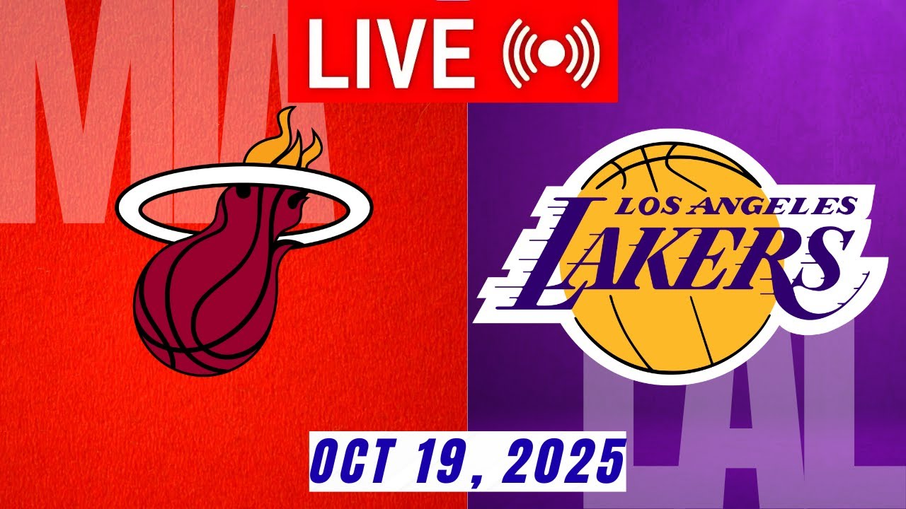 NBA LIVE!  Miami Heat  vs Los Angeles Lakers I NBA 2K26 October 19, 2025 MIA vs LAL 2K