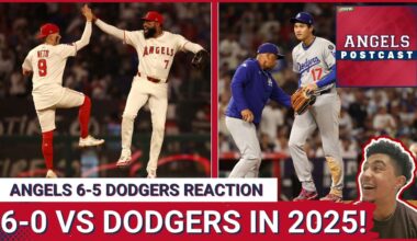 ANGELS POSTCAST: O'Hoppe's 2-RBI swing CLINCHES 6-0 2025 Freeway Series SWEEP vs Dodgers in 6-5 win