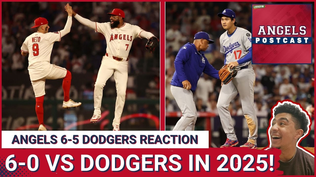 ANGELS POSTCAST: O'Hoppe's 2-RBI swing CLINCHES 6-0 2025 Freeway Series SWEEP vs Dodgers in 6-5 win