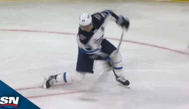 Mark Scheifele Blasts One-Timer Goal Off Perfect Pass From Kyle Connor