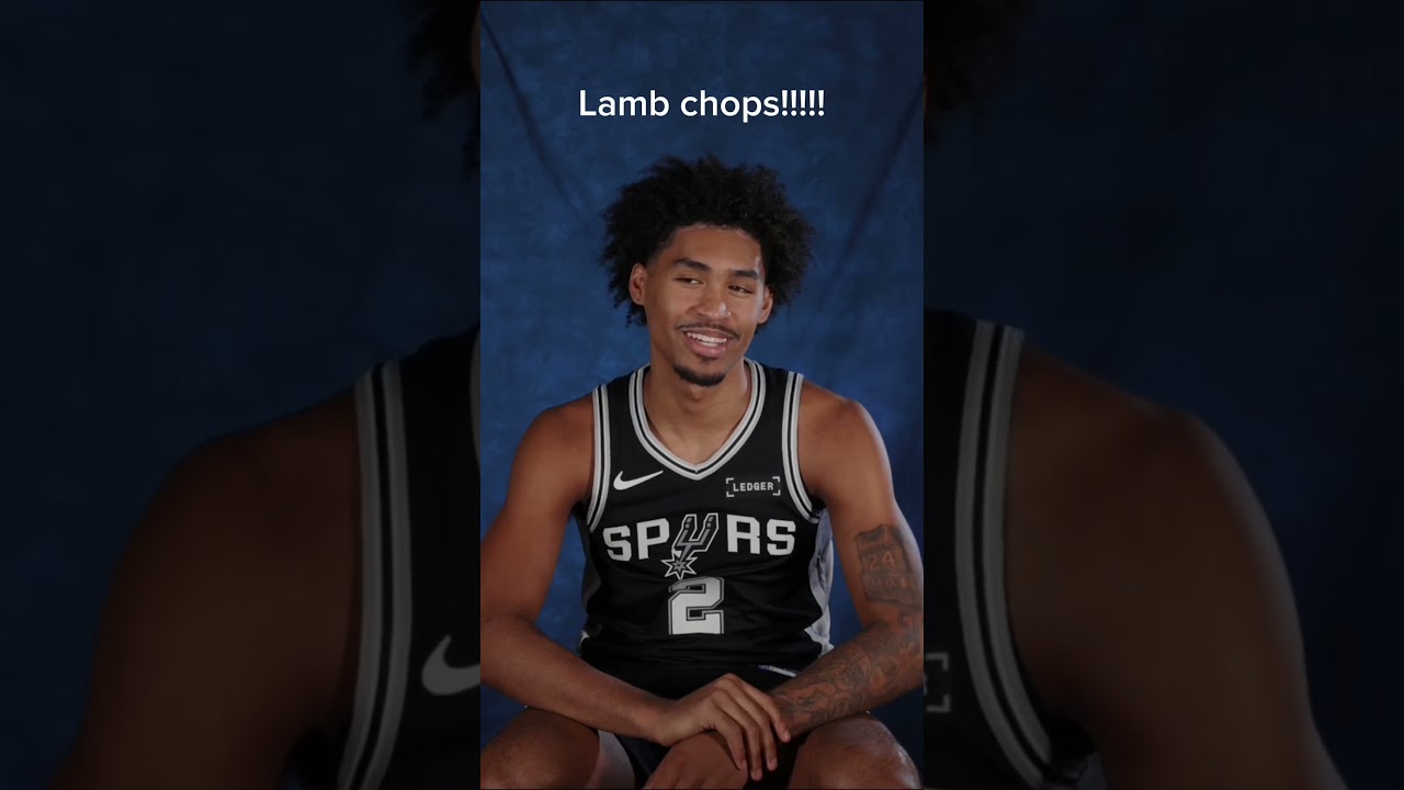 That's an All-Star Line-up, Harrison! 🤩 #Spurs #WWE #NBA