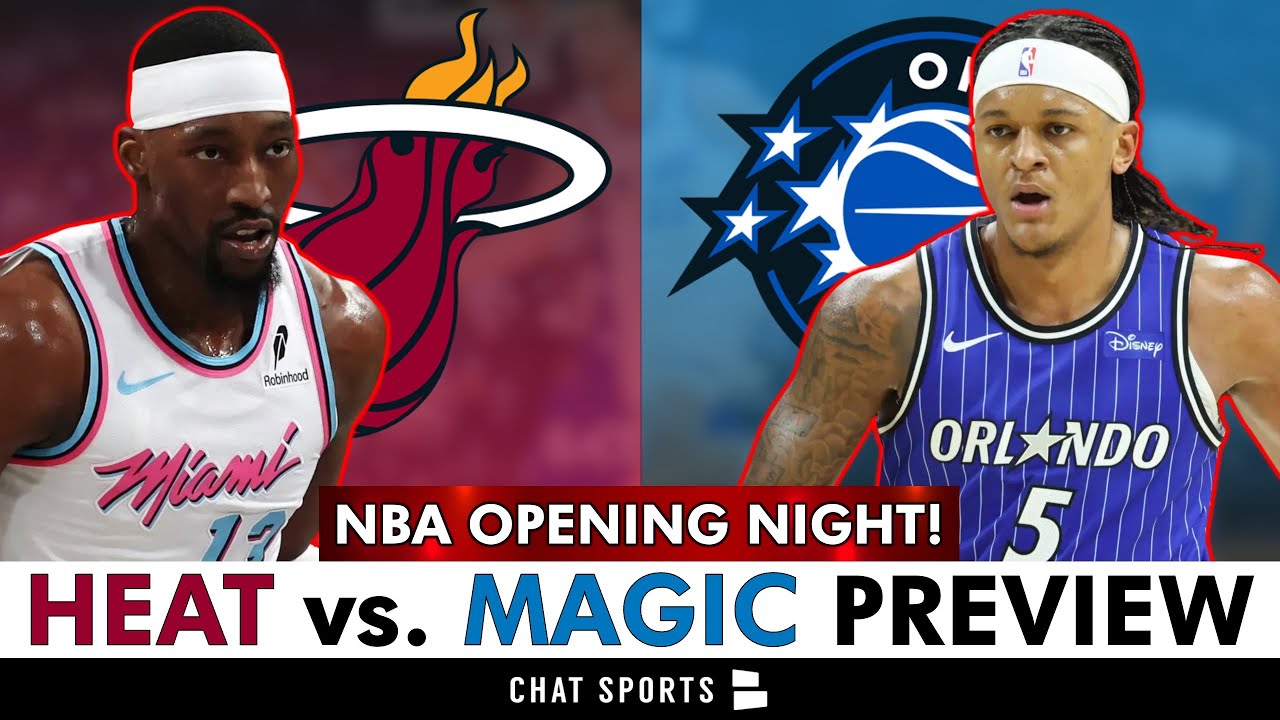 Miami Heat vs. Orlando Magic NBA Opening Night Preview: Injury Report, What To Watch For, Prediction