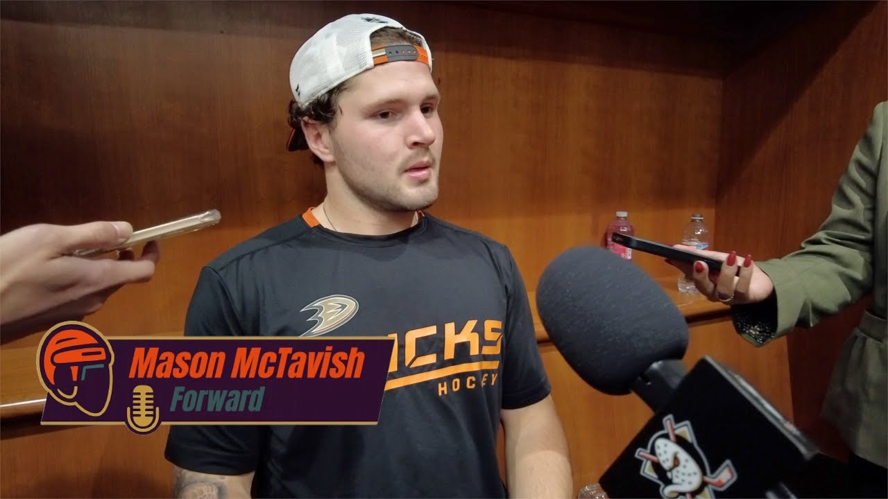 Mason McTavish, Leo Carlsson react pace of Carolina Hurricanes in 4-1 loss | Ducks Postgame
