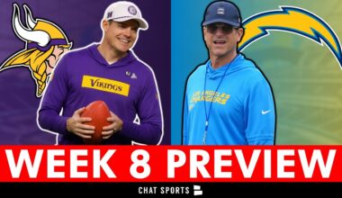 MAJOR Vikings Injury News + Chargers Preview, Injury Report, Analysis & Prediction | NFL Week 8