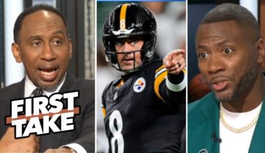 FIRST TAKE | “Stop the panic! Steelers still a threat with Rodgers at QB!” - Stephen A. fires back