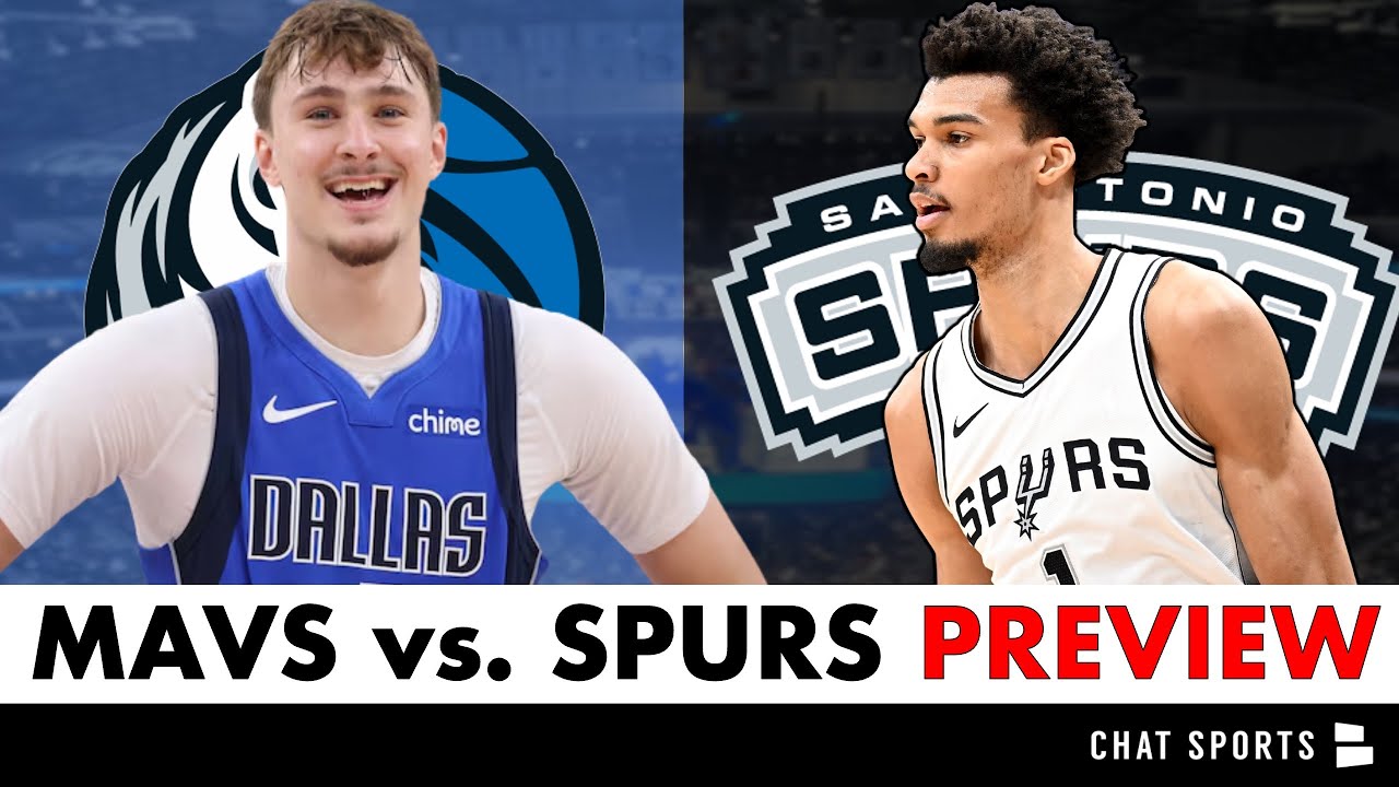 Dallas Mavericks vs. San Antonio Spurs Preview: What To Watch For + Cooper Flagg NBA Debut
