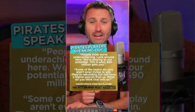 Anonymous Pirates players SPEAKING OUT #mlb #baseball #sports
