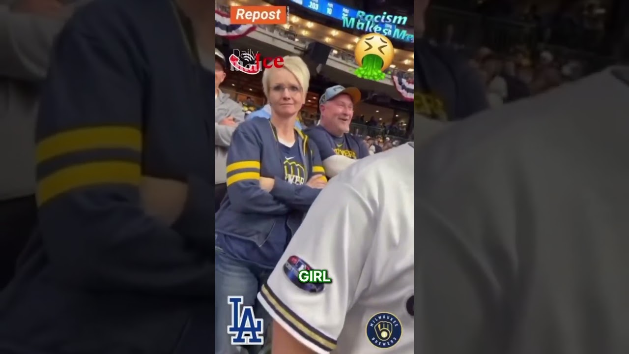 A Milwaukee Brewers 'Karen' who went viral after threatening to call ICE on a rival Los Angeles