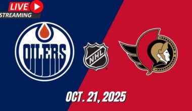 🔥 NHL LIVE 2025-26! Edmonton Oilers vs Ottawa Senators | Full Game Live | October 21, 2025