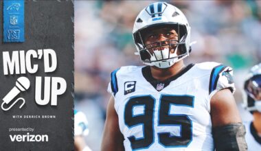 Derrick Brown Mic’d Up for Week 7 Win vs New York Jets | Carolina Panthers