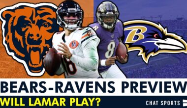Bears vs. Ravens Preview, Score Prediction, Injury News & Lamar Jackson Update | NFL Week 8