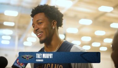 Trey Murphy III on roster depth, season opener vs. Grizzlies | New Orleans Pelicans