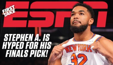 Stephen A. FIRMLY BELIEVES his New York Knicks are HEADED TO THE FINALS! 📈 | First Take