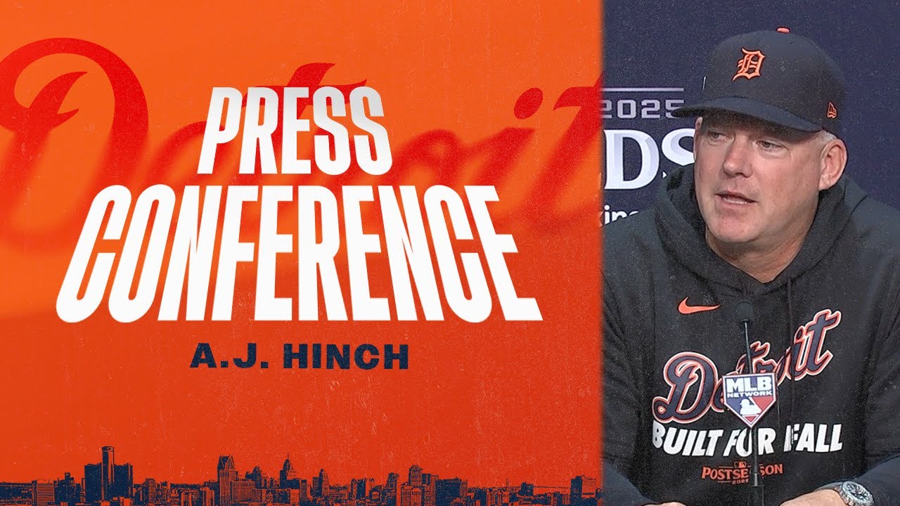 Postseason Press Conference: A.J. Hinch on Tigers ALDS Game 1 Win in Seattle | 10/4/25