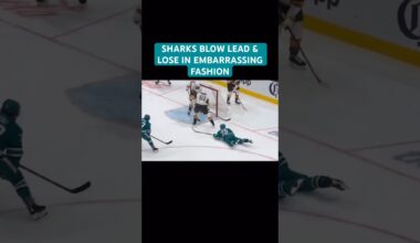 SHARKS LOSE TO GOLDEN KNIGHTS IN EMBARRASSING FASHION