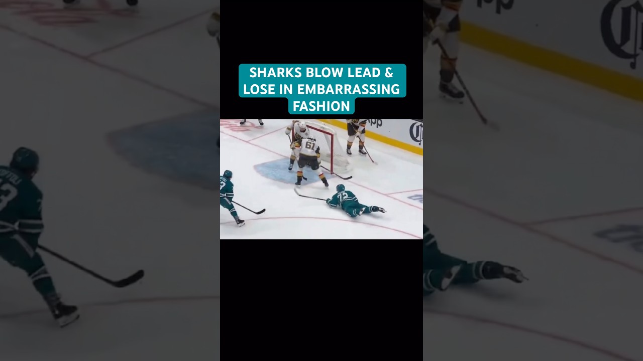 SHARKS LOSE TO GOLDEN KNIGHTS IN EMBARRASSING FASHION