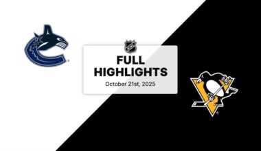 NHL Highlights | Canucks vs. Penguins | October 21, 2025