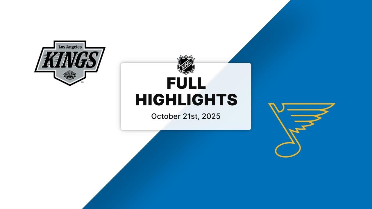 NHL Highlights | Kings vs. Blues | October 21, 2025